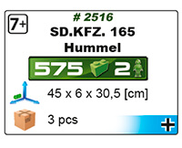 Canon autoporté allemand SD.KFZ.165. HUMMEL